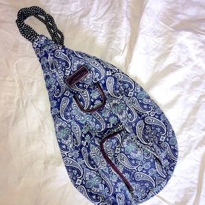Paisley shoulder backpack